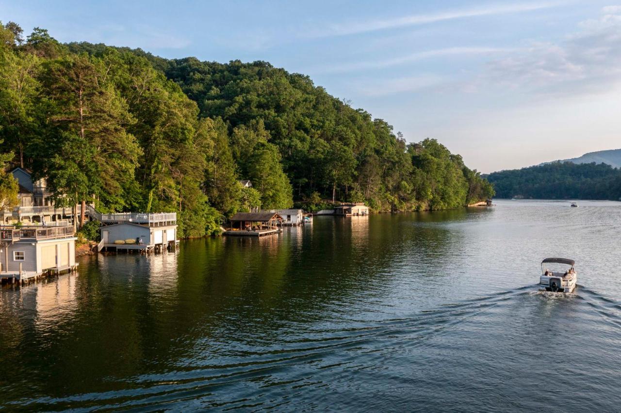 Rumbling Bald Resort Home Deck And Lake Access Lake Lure Exterior photo